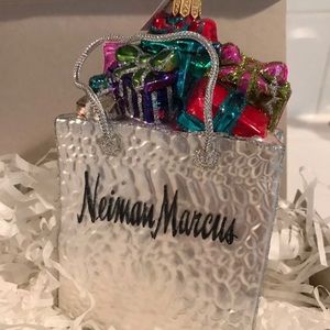 Neiman Marcus Christmas Ornament Shopping Bag